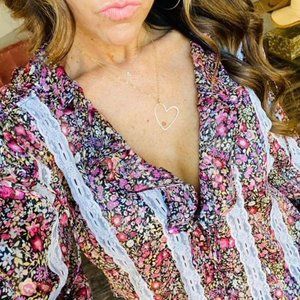 NWT For Love & Lemons Vanessa Blouse